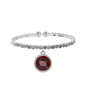 New South Carolina Gamecocks Women's Breeze Dangle Cuff Bracelet, NCAA